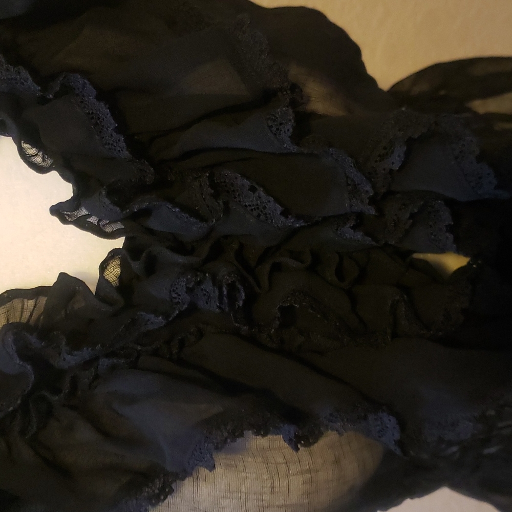 Sheer Ruffle Blouse - Picture 2 of 4